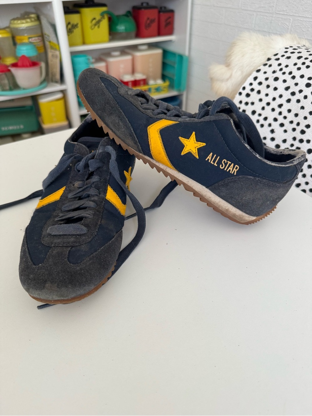 CONVERSE All Star Training Shoes Vintage Inspired Run Trainer Mens 7/Womens 8.5